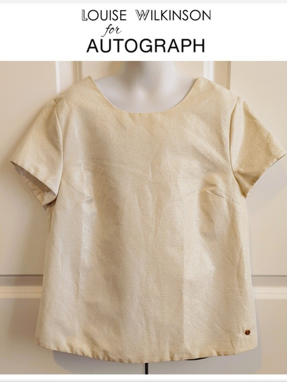 RARE 2016 NWT Louise Wilkinson for Autograph Blouse (English Artist Collab)